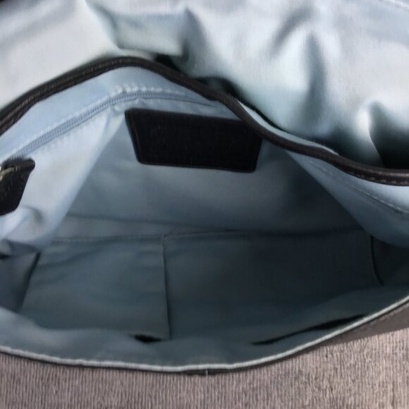 Vintage Coach Black Leather Colette Hobo Soho Buckle Pleated Flap Bag - Picture 8 of 9